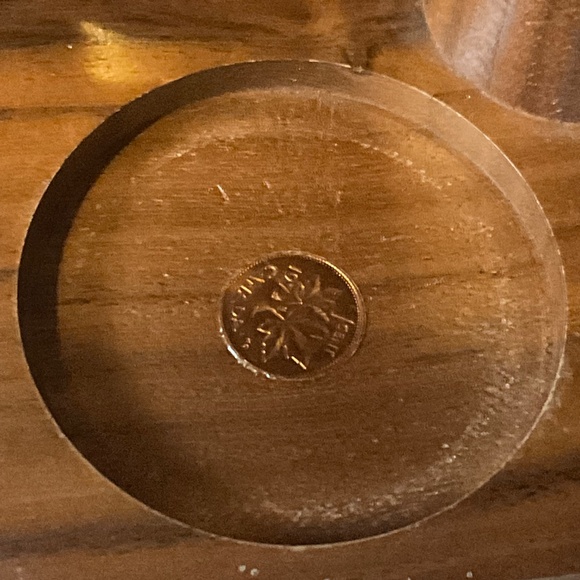 MADE IN CANADA VINTAGE GLASS MUG SET WITH WOODEN CARRY - Picture 5 of 13